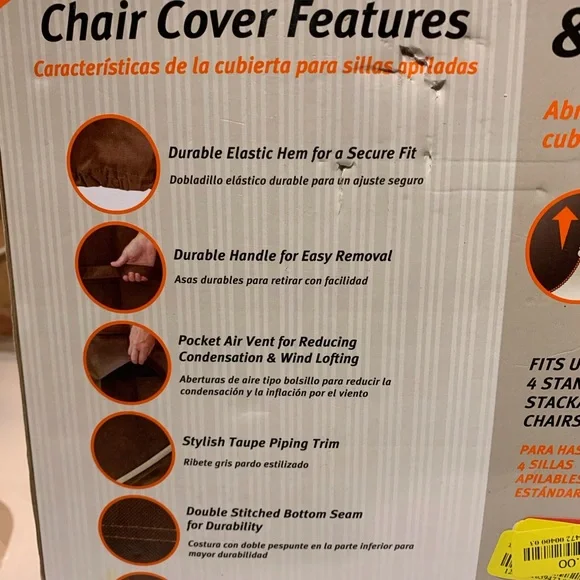 Armor All Patio chair cover Storage